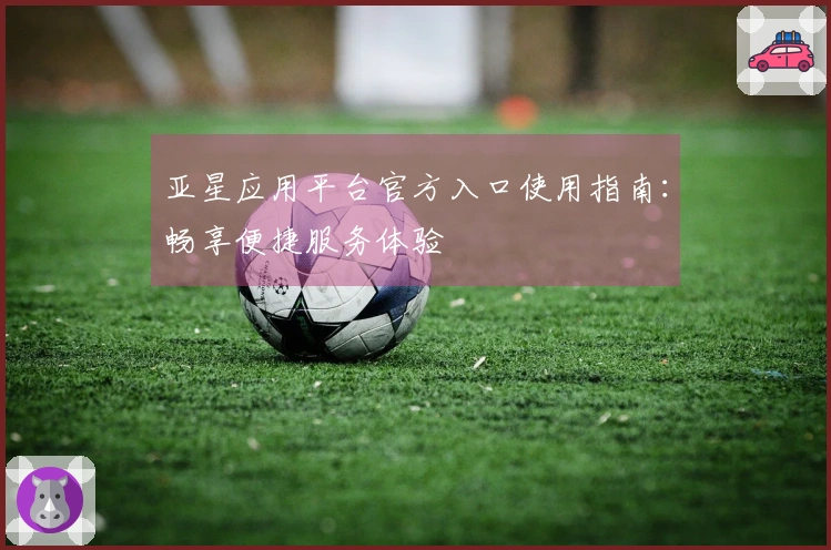 亚星应用平台官方入口使用指南：畅享便捷服务体验